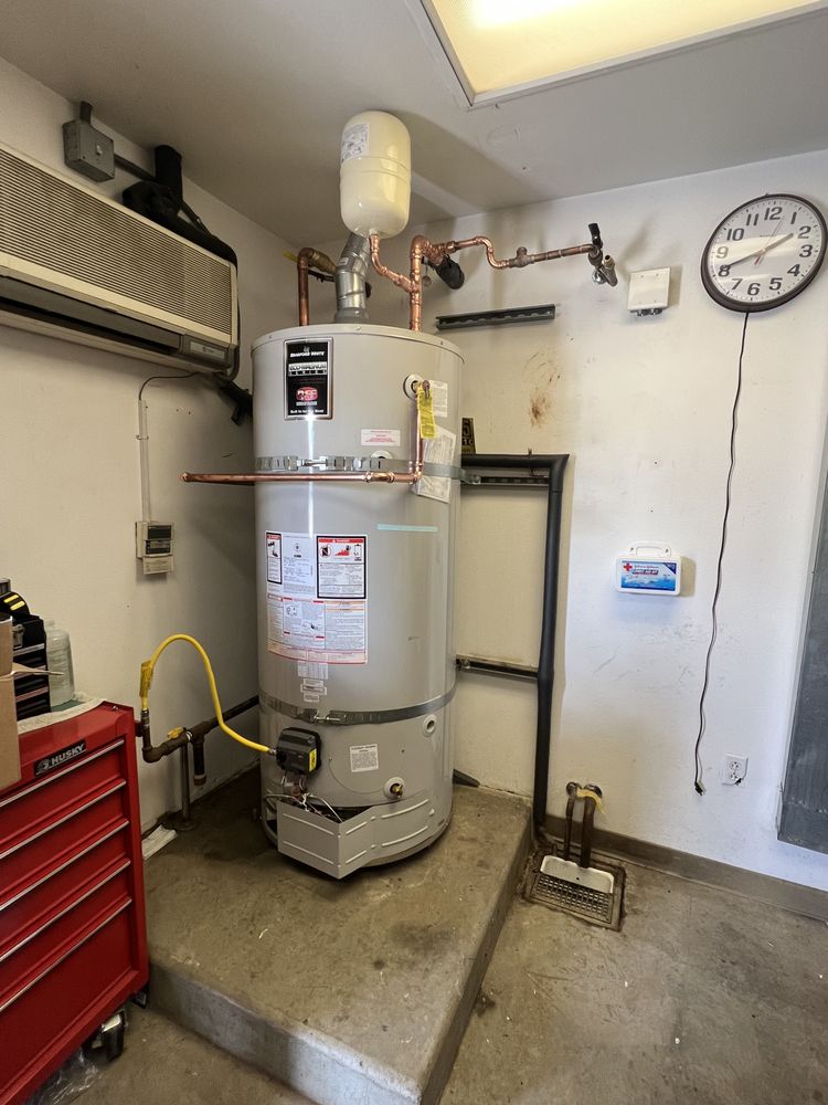 Water heater installed by Prodigy Plumbing