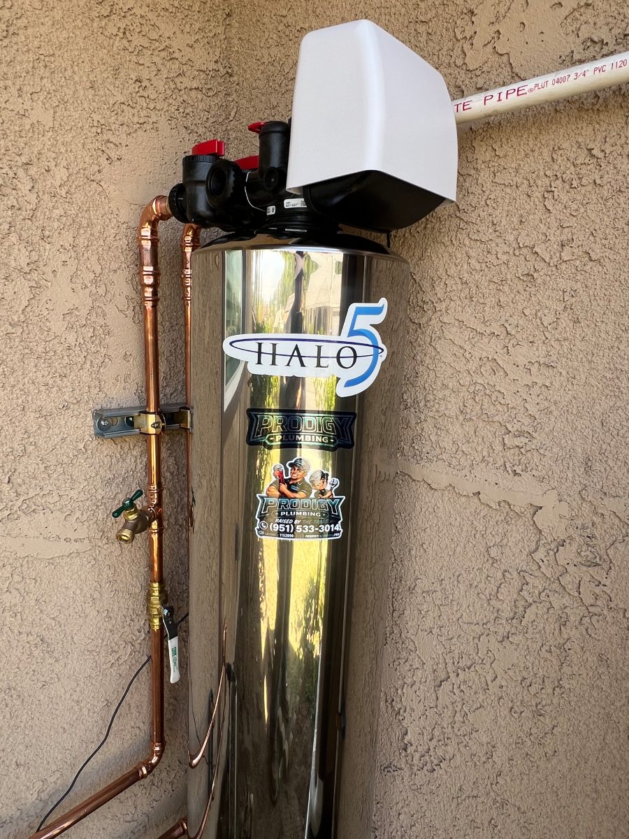 HALO whole-home water purification system installed by Prodigy Plumbing